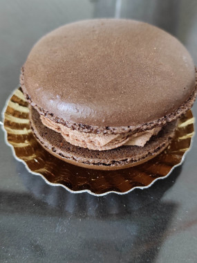 macaron chocolat