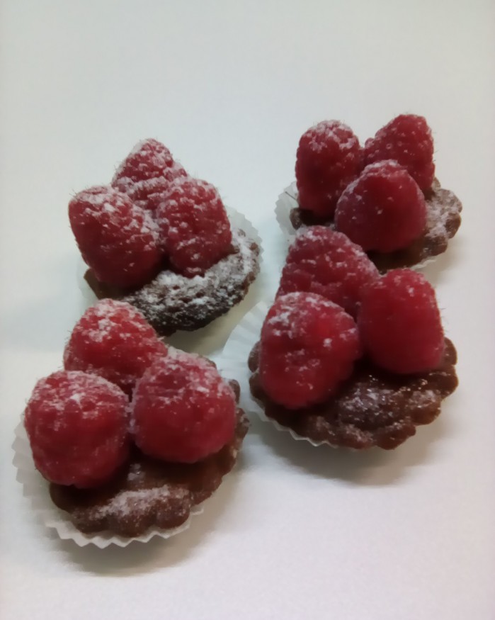 Mini frangipane framboises